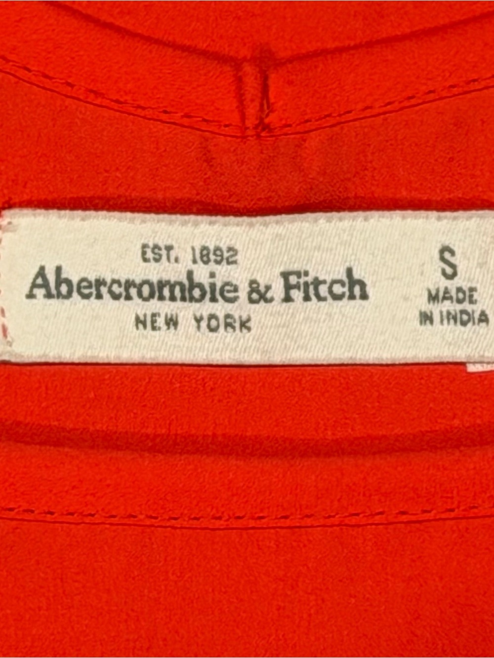 Abercrombie & Fitch Orange Spaghetti-Strap Cami - Picture 9 of 11